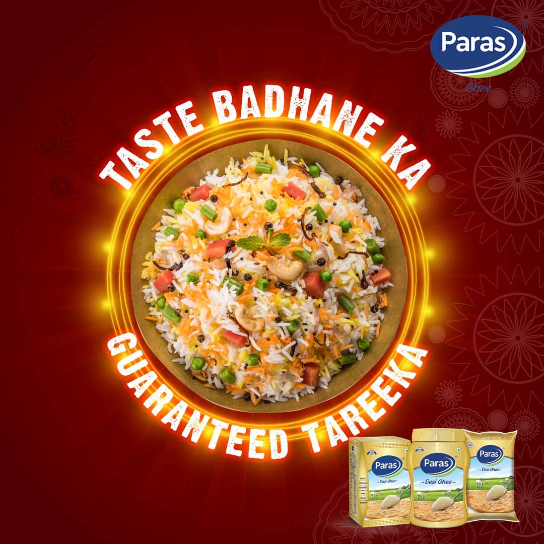 Paras- Ghee - social media